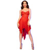 Chilirose - Cr 4847 Babydoll Rouge S/M